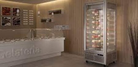 Desserts refrigerator 1 Italian 4-sided glass door
