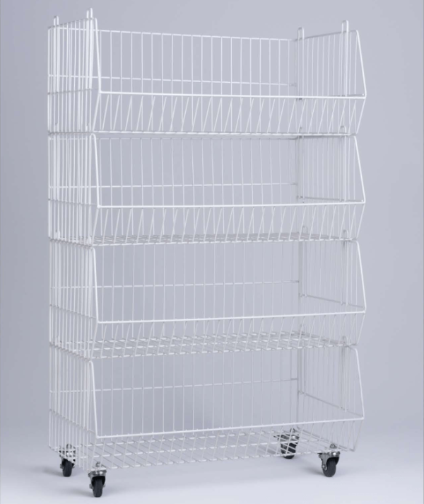 SQUARE BASKET STACKABLE 4 LEVEL