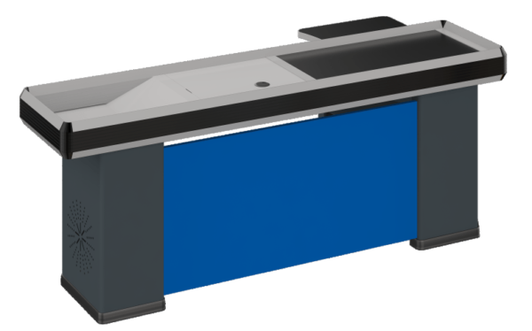 GOLD CHECKOUT COUNTER NARROW POOL w/BELT