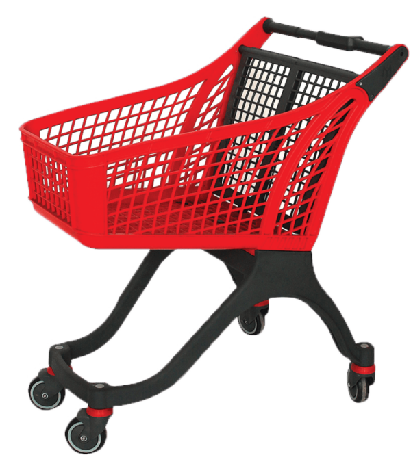 PLASTIC SELF SERVICE TROLLEY 100 lt.